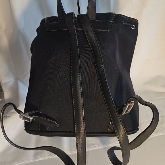 EuC Y2K Coach Neoprene and leather mini Backpack (A82-6205) - Picture 8 of 9